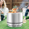 27inch Smokeless Fire Pit with Removable Ash Pan