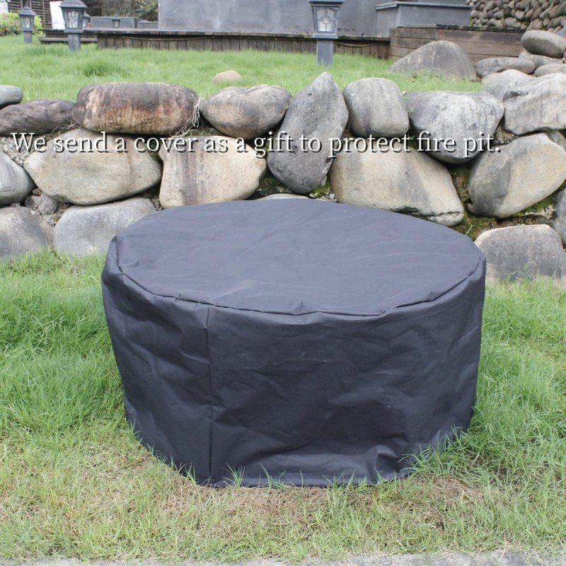 36 Inch Fire Pit with 2 Grill