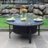 36 Inch Fire Pit with 2 Grill