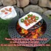 36 Inch Fire Pit with 2 Grill