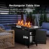 42 Inch Gas Fire Pit Table