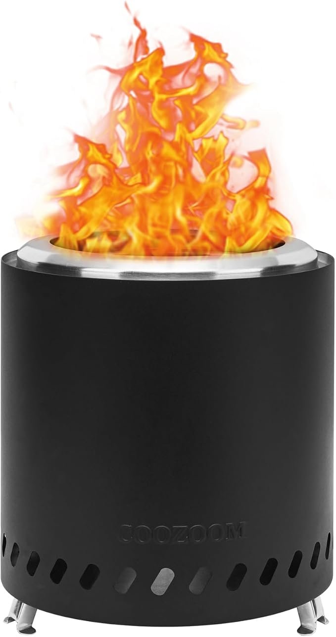 9inch stainless smokeless table firepit