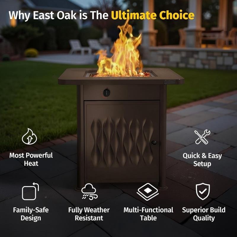 Gas Fire Pit Table