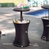 Hot Tub Side Table with cooler