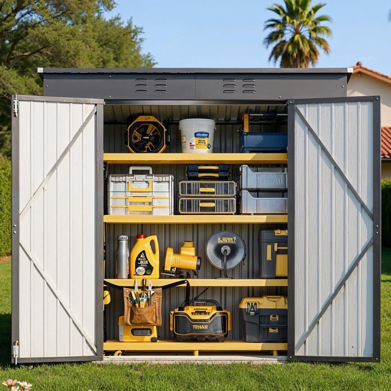 Metal Outdoor Storage Cabinet