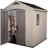 Resin Outdoor Shed with Floor