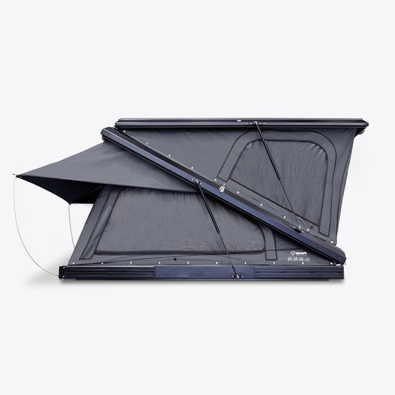 Z shape hard shell rooftop tent