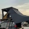 Z shape hard shell rooftop tent