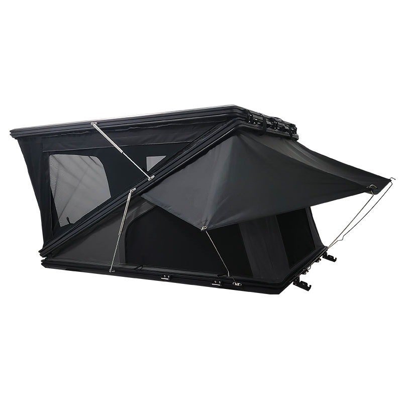 Z shape hard shell rooftop tent