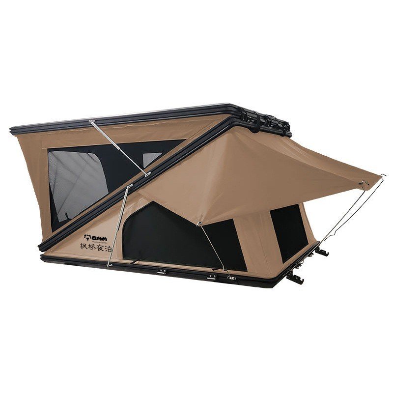 Z shape hard shell rooftop tent