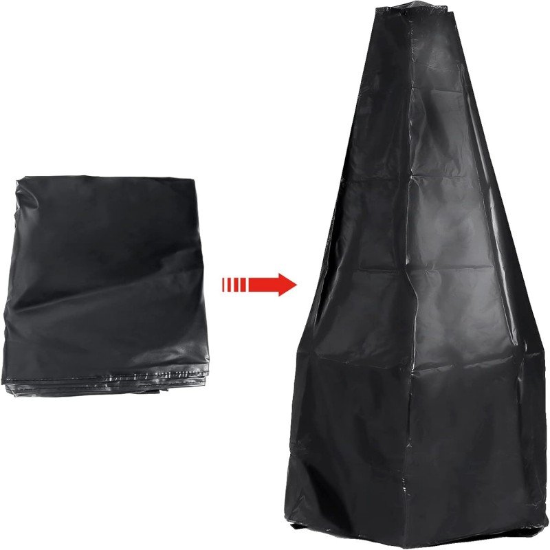 fire pit with Chiminea Cover