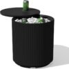 outdoor cooler side table