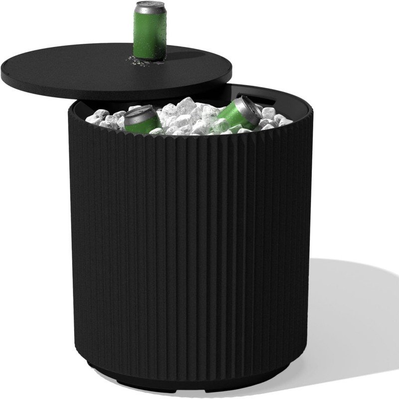 outdoor cooler side table