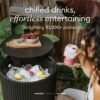 outdoor cooler side table