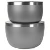 stainless picnic bowl set