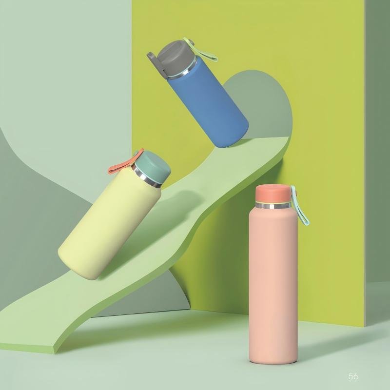 32oz water bottle with straw lid and handle